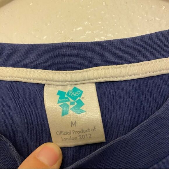 2012 LONDON Summer Games OLYMPICS official T-Shirt Navy Blue Unisex souvenir M - Picture 5 of 8